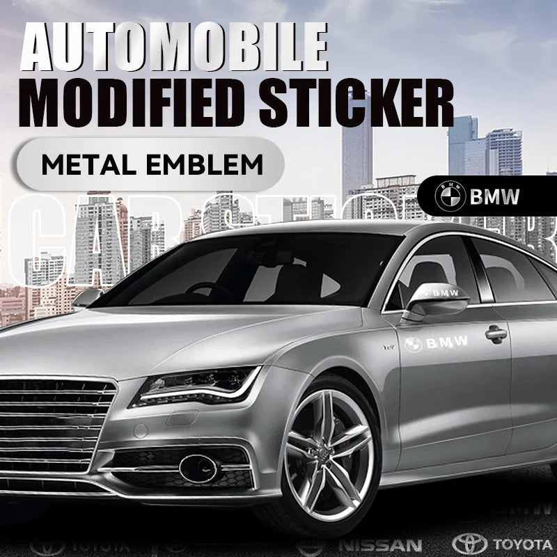 Limited time $9.99！3D Metal Automobile Modified Sticker(set of 4)