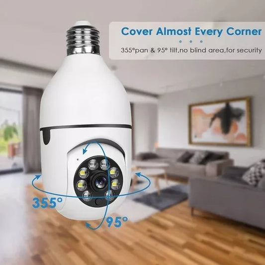 Up to 40% off！1080p Wireless 360 WIFI Light Bulb Security Camera